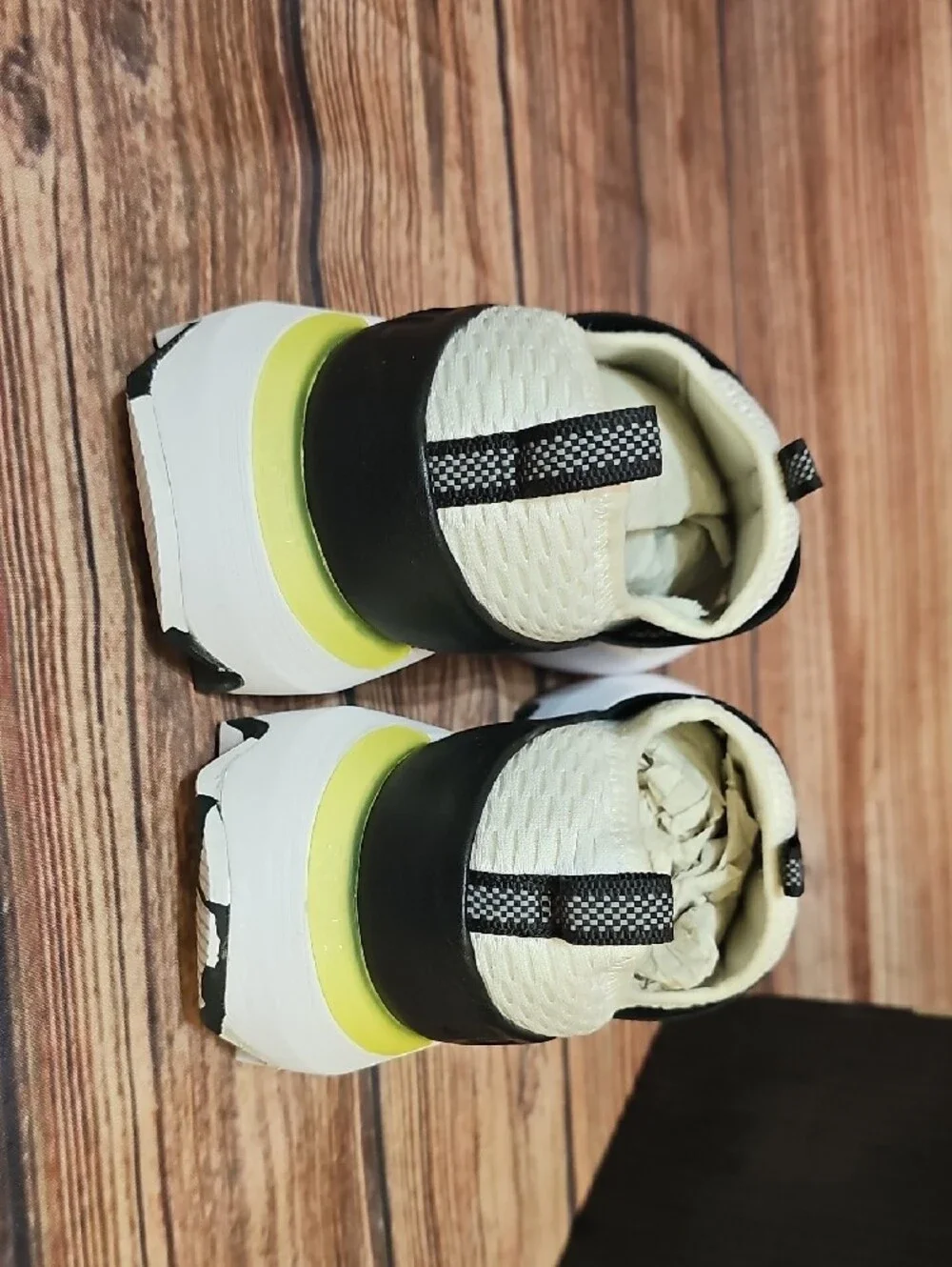 Sorel White Slip-On Sneakers with Black Strap